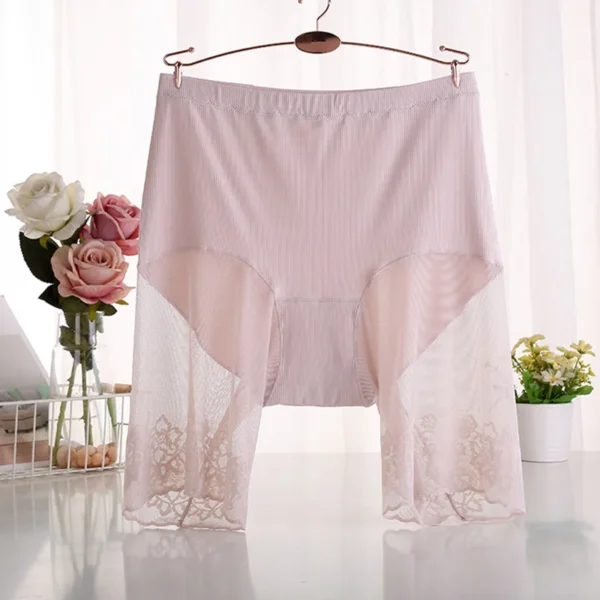 60-115 KG Plus Size Safety Short Pants Summer Women Seamless Underskirt Shorts Anti Rub Thigh Boyshorts Sexy Lace Women Boxers 3